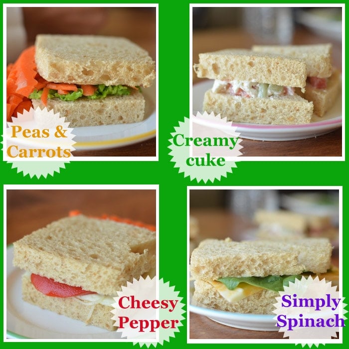 Four New Veggie Sandwiches For Kids. Kick PB&J to the curb with these 4 veggie sandwiches!